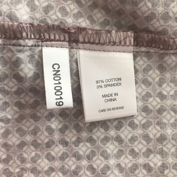 New York & Company Hi-Collar Long Sleeve Button Down Sz M - Picture 7 of 8